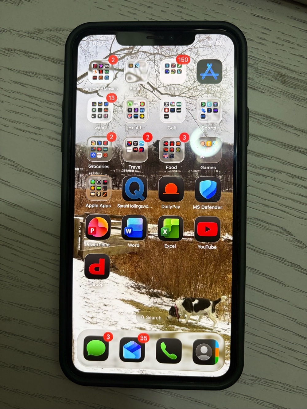 Apple IPhone 11 Pro Max 256 GB Gold Unlocked w/ Accessories Box Good Condition